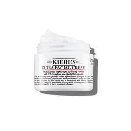 Foto af åben krukke med Kiehl's Ultra Facial Cream