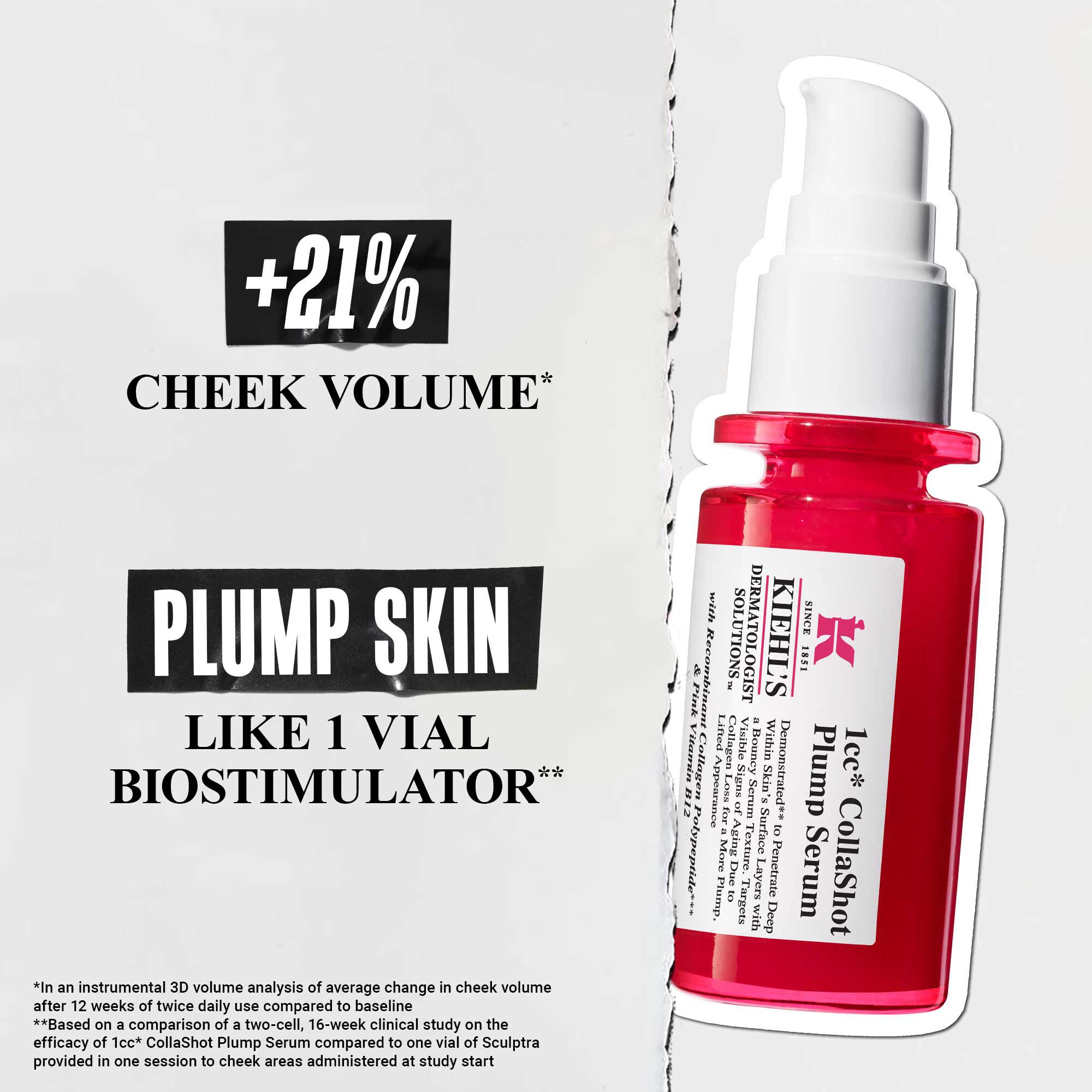 1cc* CollaShot Plump Serum, Collagen Face Serum til løftet, fyldigere hud