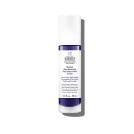 Flaske med Kiehl's Retinol Skin Renewing Daily Microdose