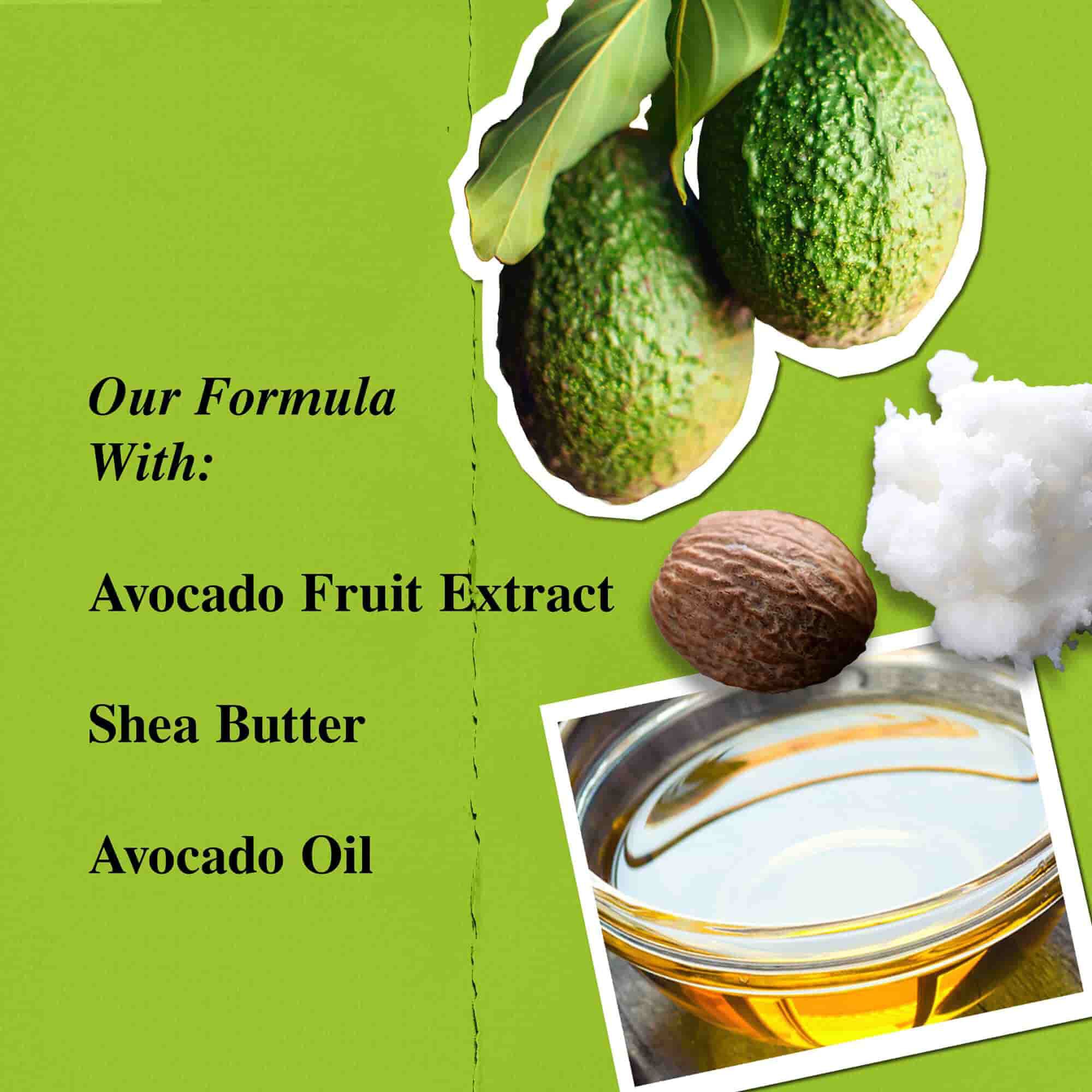 Ingredienser i Avocado Nourishing Hydration Mask – avocadofrugtekstrakt, sheasmør, avocadoolie
