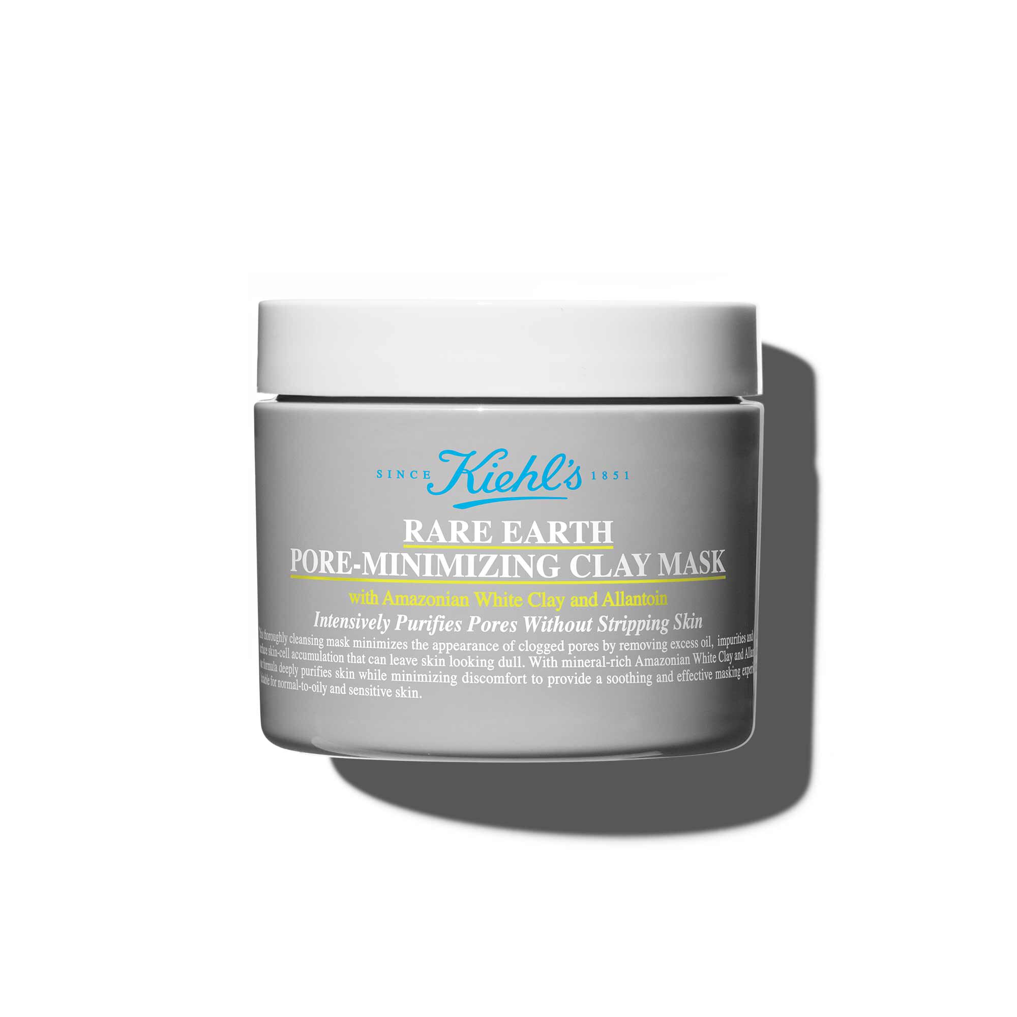 Set forfra: krukke med Kiehl's Rare Earth Deep Pore Cleansing Masque 125 ml