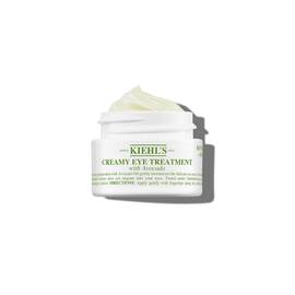 Foto af åben krukke med Kiehl's Creamy Eye Treatment with Avocado