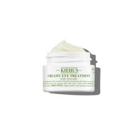 Foto af åben krukke med Kiehl's Creamy Eye Treatment with Avocado