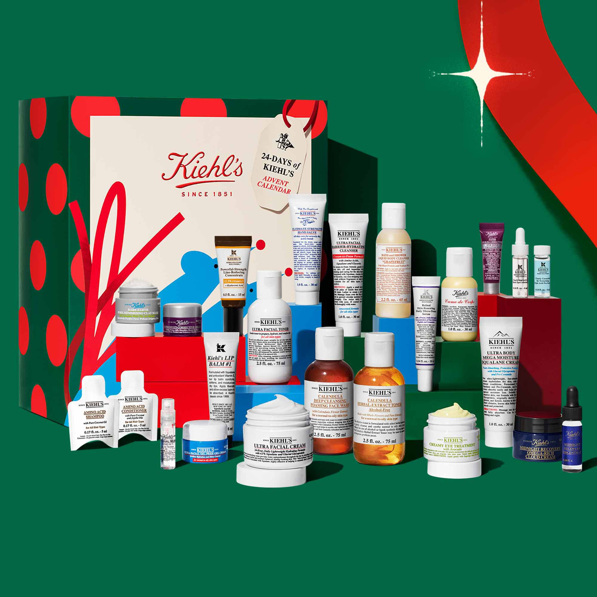 24 dage i Kiehls adventskalender