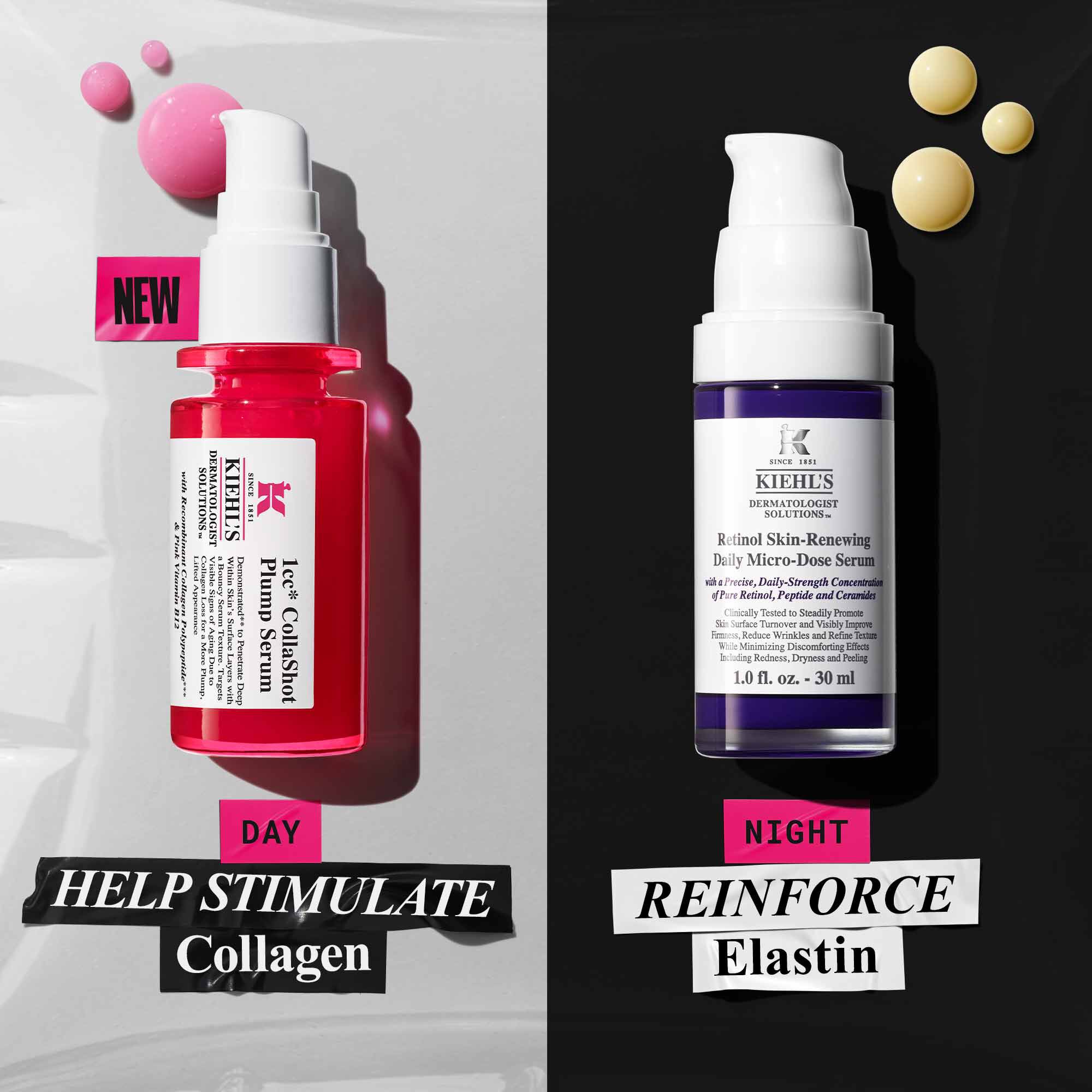 1cc* CollaShot Plump Serum, Collagen Face Serum til løftet, fyldigere hud